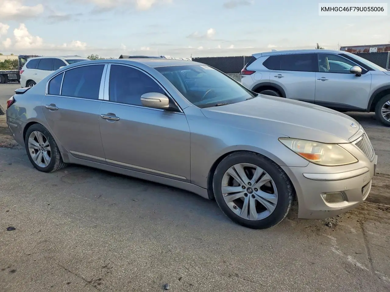 2009 Hyundai Genesis 4.6L VIN: KMHGC46F79U055006 Lot: 58260146