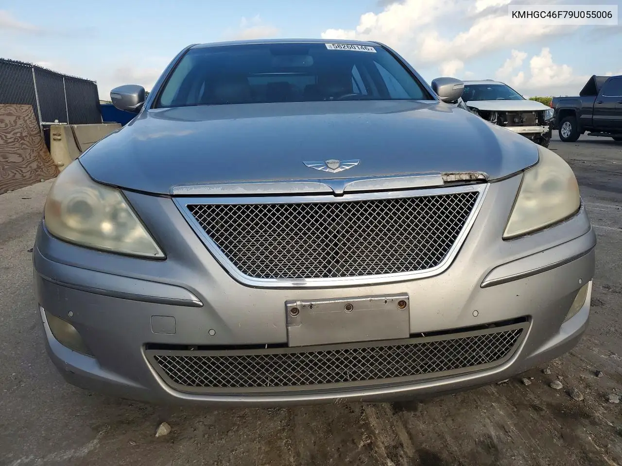 2009 Hyundai Genesis 4.6L VIN: KMHGC46F79U055006 Lot: 58260146