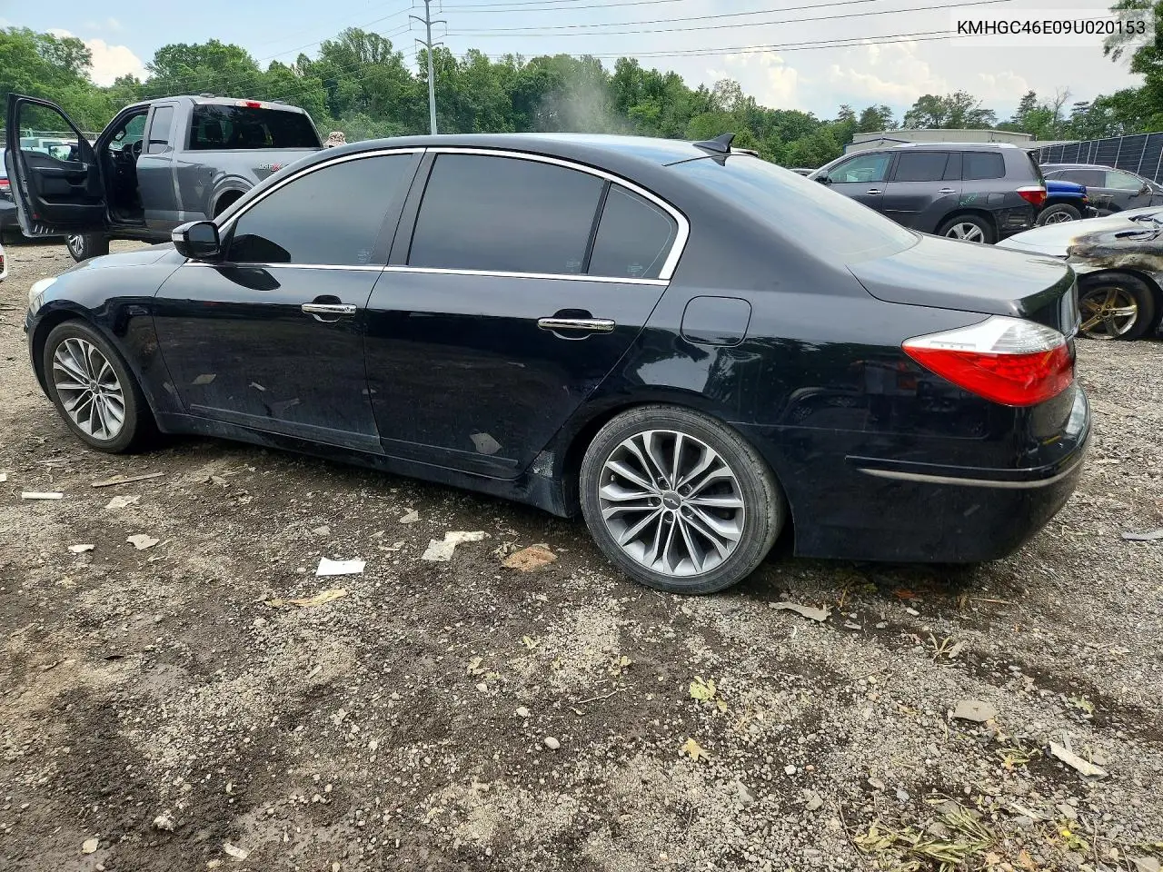 2009 Hyundai Genesis 3.8L VIN: KMHGC46E09U020153 Lot: 59144496