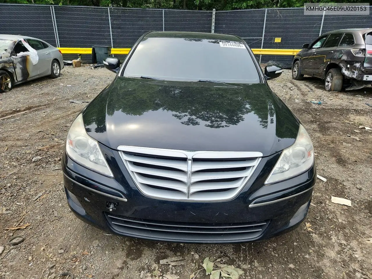 2009 Hyundai Genesis 3.8L VIN: KMHGC46E09U020153 Lot: 59144496