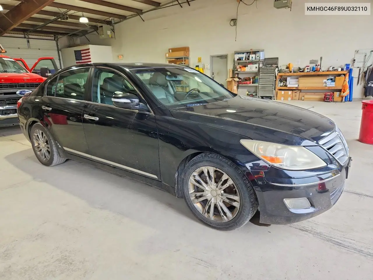 2009 Hyundai Genesis 4.6L VIN: KMHGC46F89U032110 Lot: 59680616