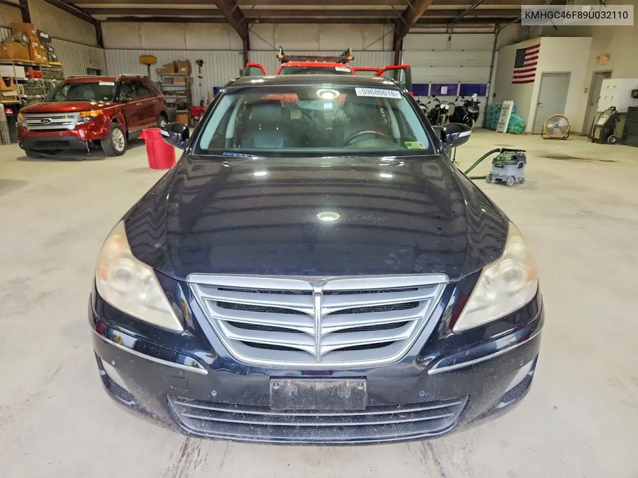 2009 Hyundai Genesis 4.6L VIN: KMHGC46F89U032110 Lot: 59680616