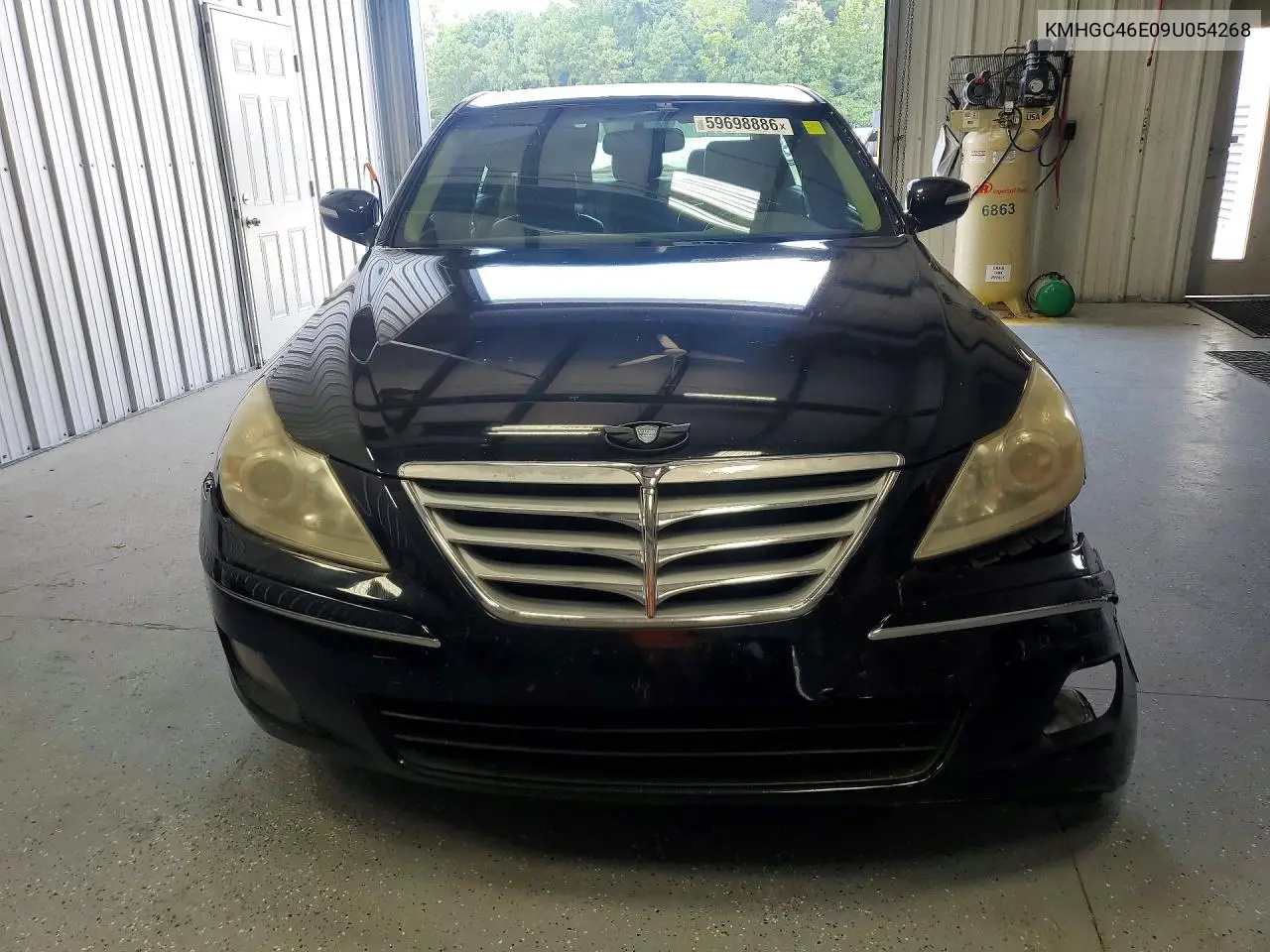 2009 Hyundai Genesis 3.8L VIN: KMHGC46E09U054268 Lot: 59698886