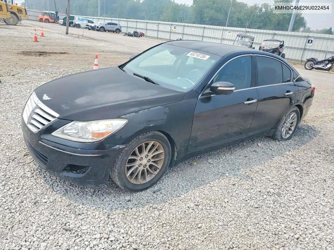 2009 Hyundai Genesis 3.8L VIN: KMHGC46E29U022454 Lot: 60210736