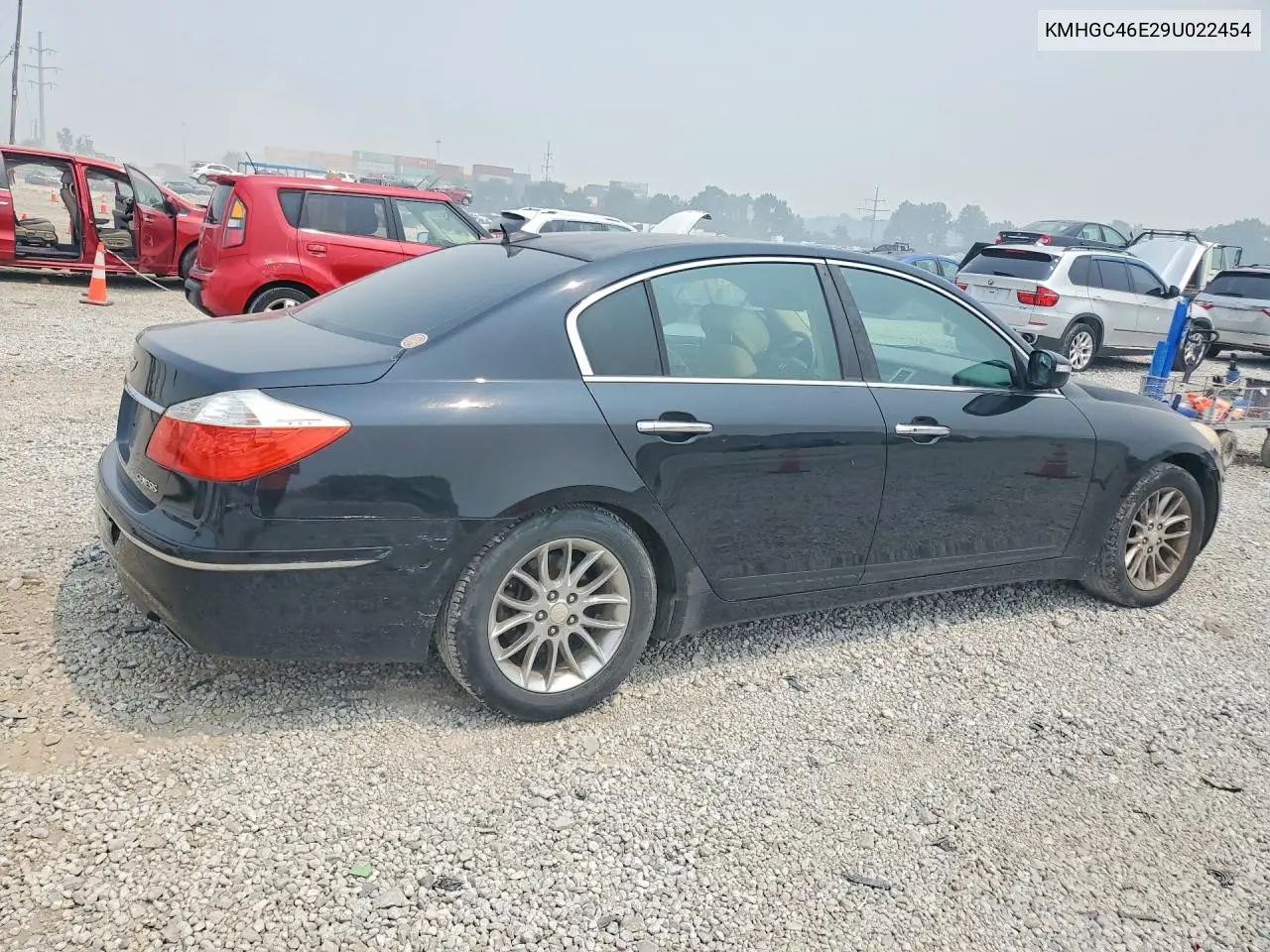 2009 Hyundai Genesis 3.8L VIN: KMHGC46E29U022454 Lot: 60210736