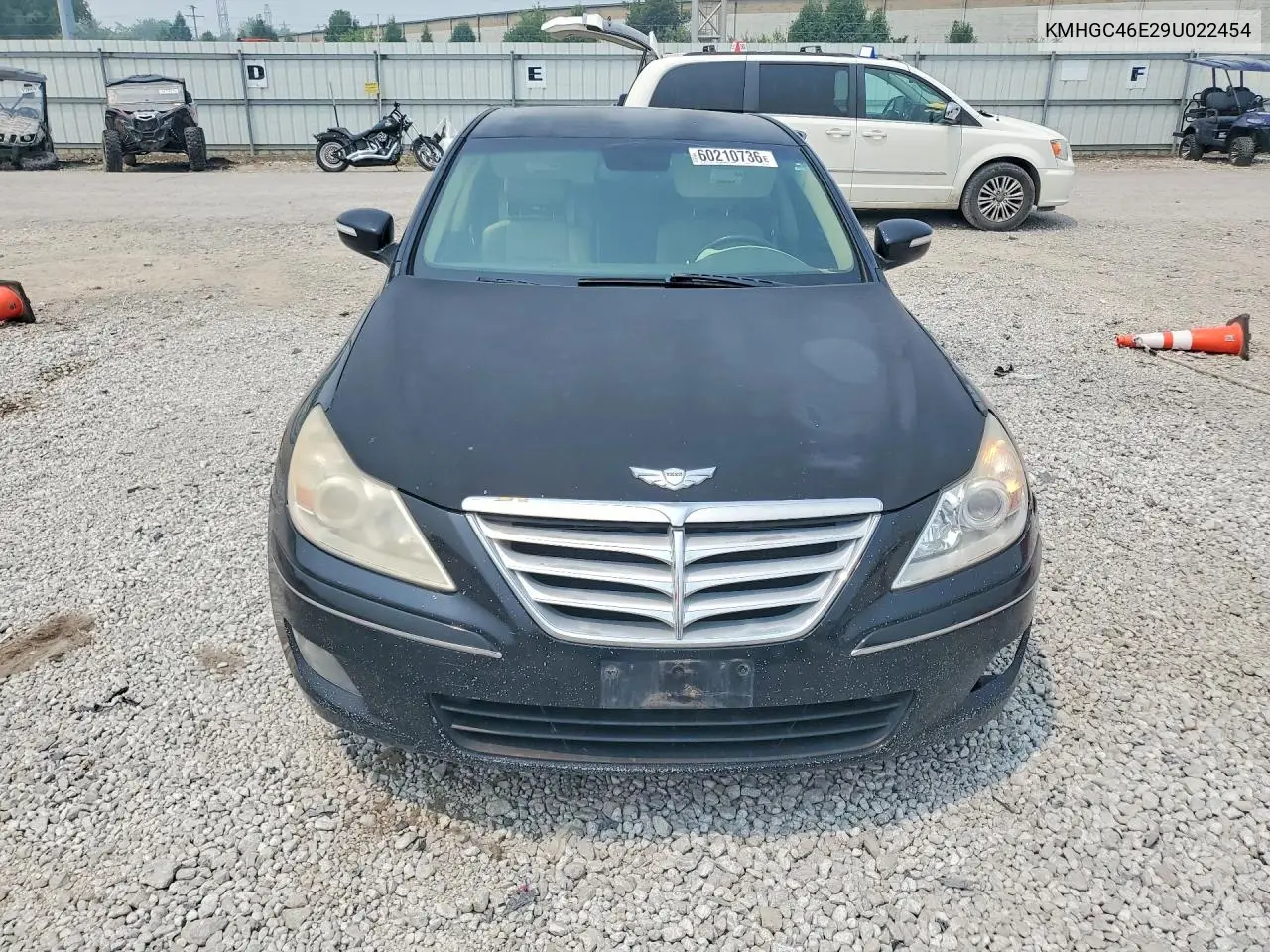 2009 Hyundai Genesis 3.8L VIN: KMHGC46E29U022454 Lot: 60210736