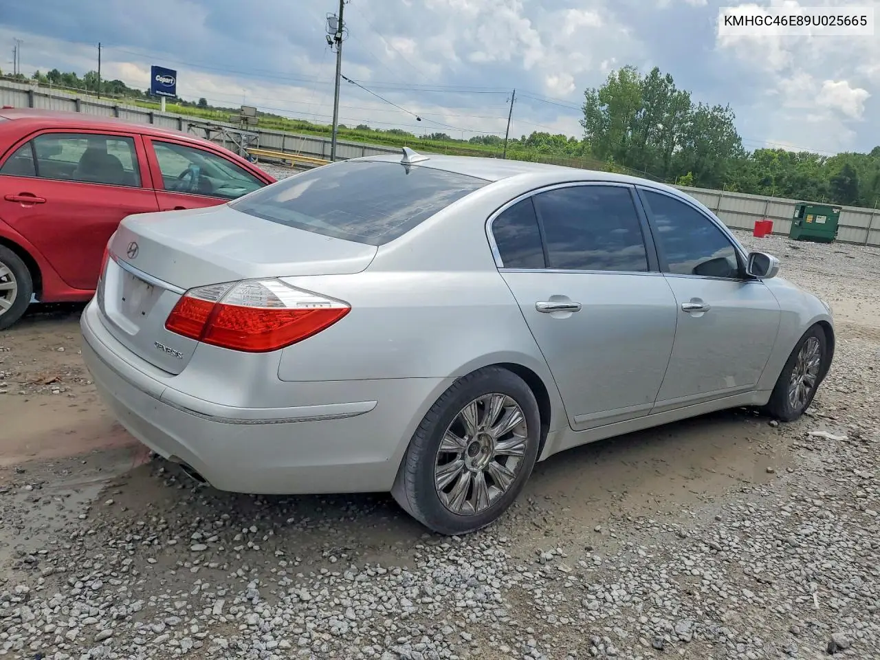 2009 Hyundai Genesis 3.8L VIN: KMHGC46E89U025665 Lot: 60779656