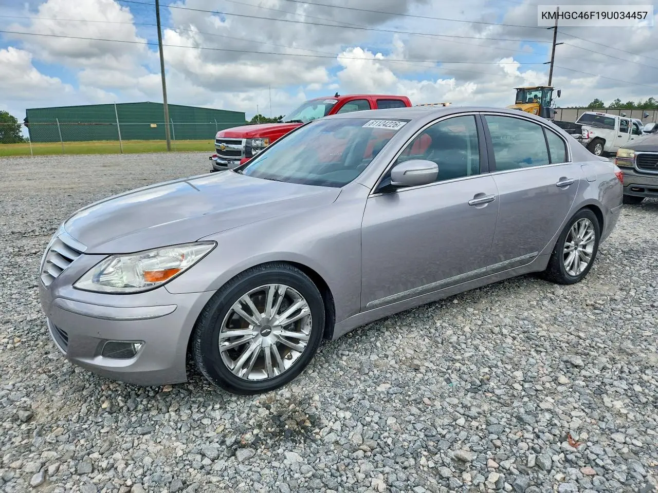 2009 Hyundai Genesis 4.6L VIN: KMHGC46F19U034457 Lot: 61124226