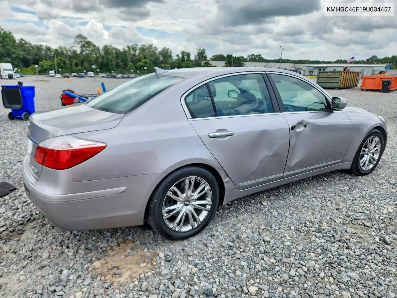 2009 Hyundai Genesis 4.6L VIN: KMHGC46F19U034457 Lot: 61124226
