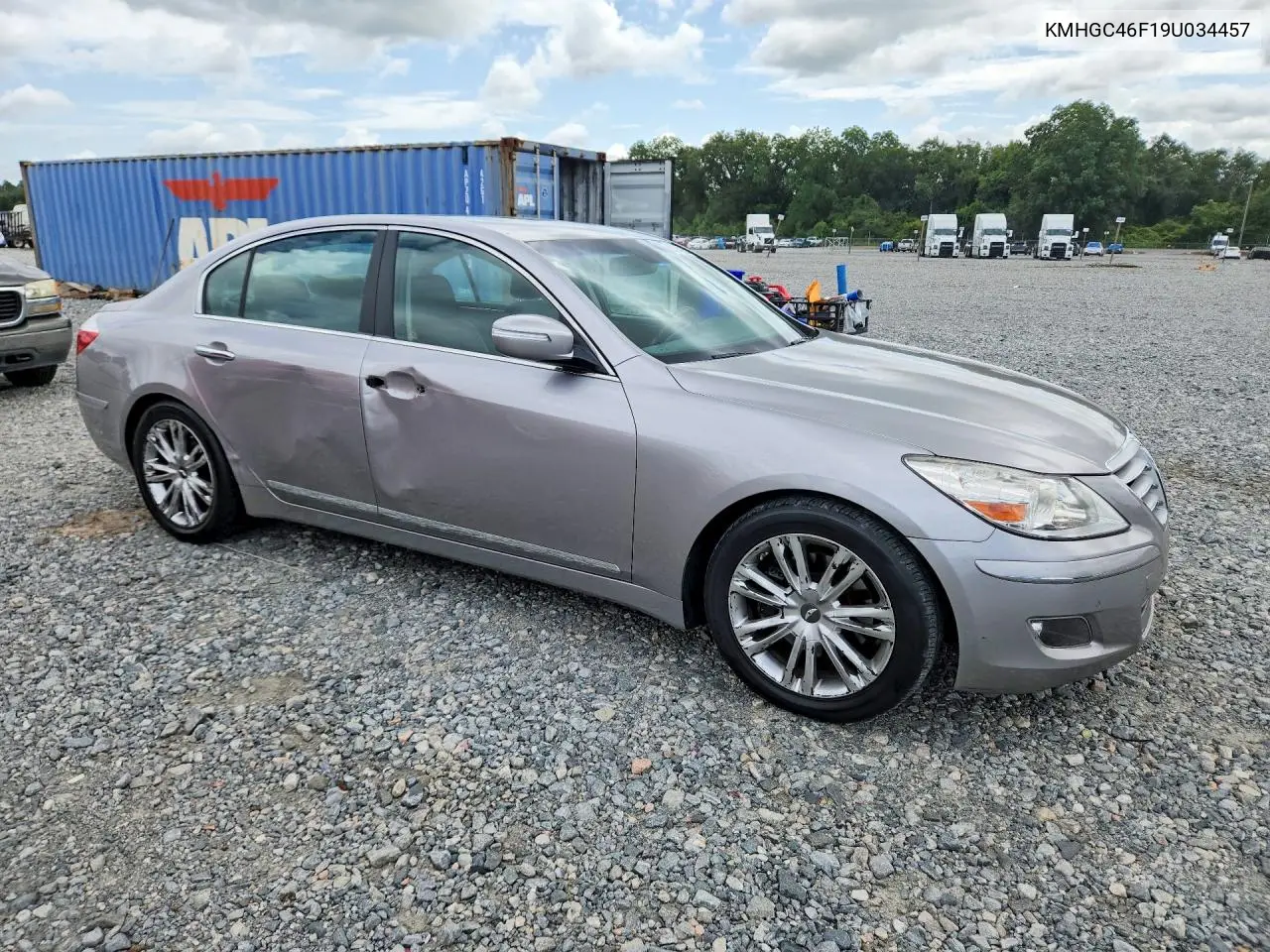 2009 Hyundai Genesis 4.6L VIN: KMHGC46F19U034457 Lot: 61124226