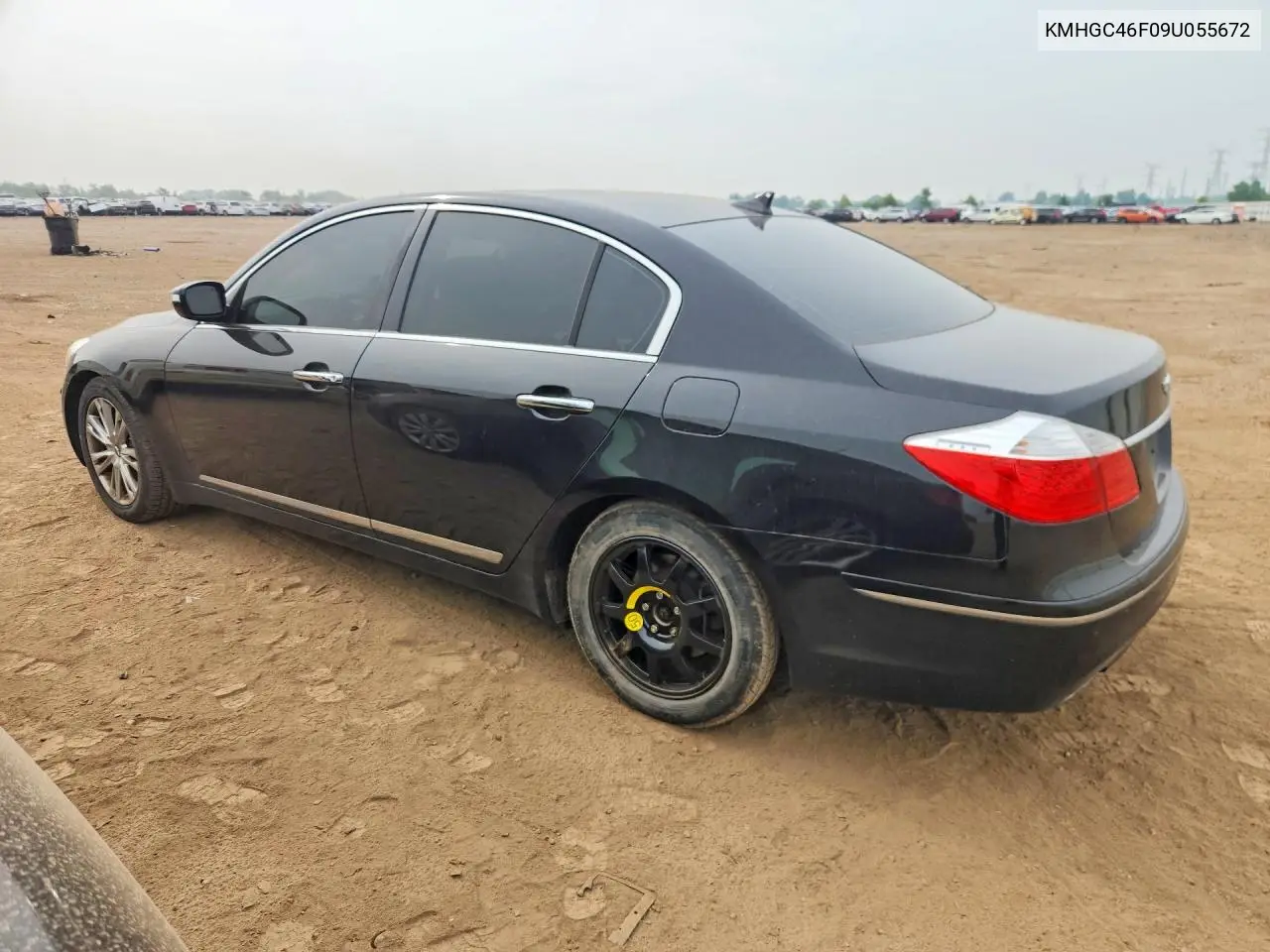 2009 Hyundai Genesis 4.6L VIN: KMHGC46F09U055672 Lot: 61809786