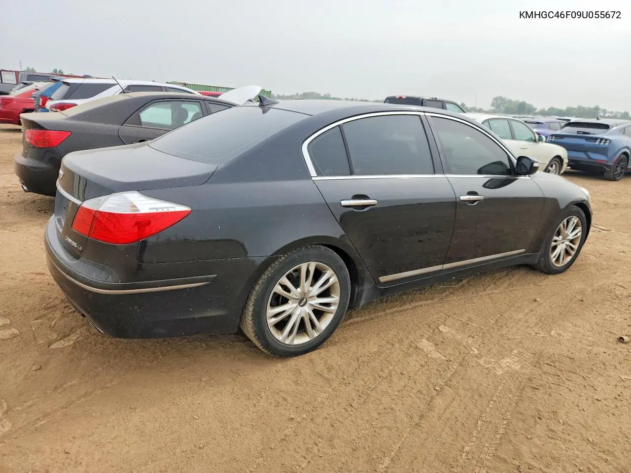 2009 Hyundai Genesis 4.6L VIN: KMHGC46F09U055672 Lot: 61809786