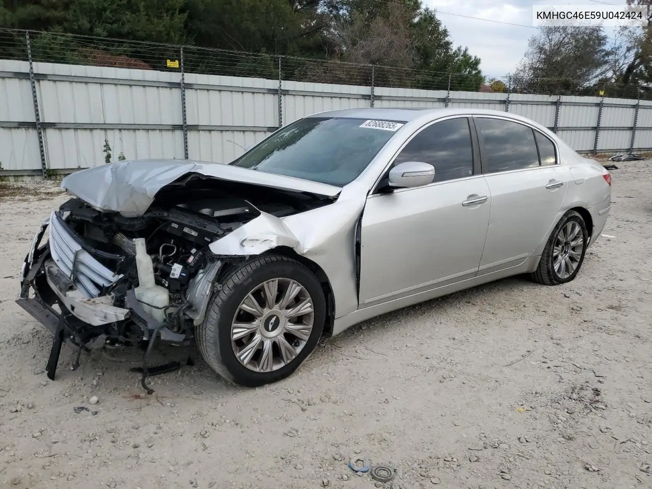 KMHGC46E59U042424 2009 Hyundai Genesis 3.8L