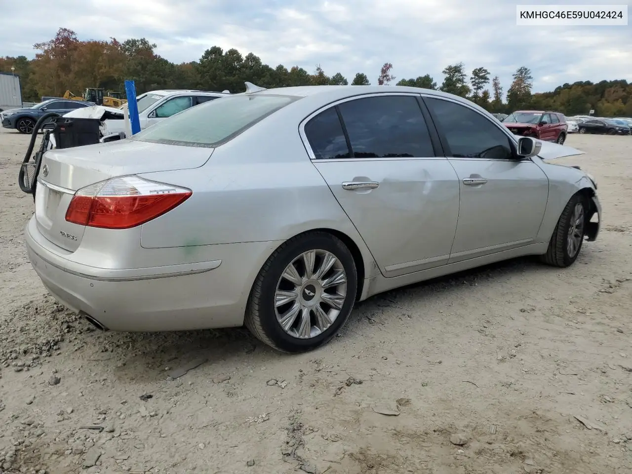 KMHGC46E59U042424 2009 Hyundai Genesis 3.8L