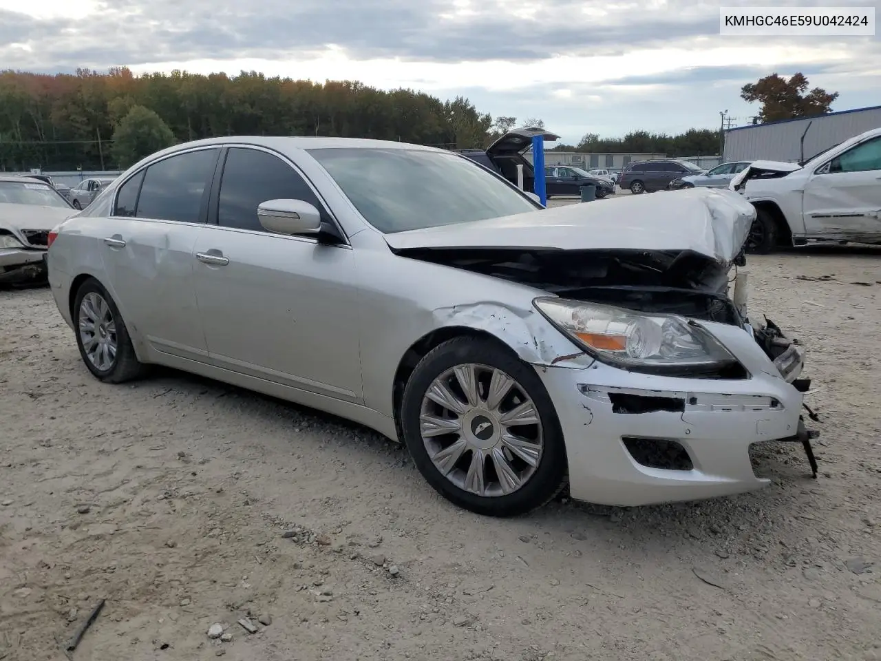 KMHGC46E59U042424 2009 Hyundai Genesis 3.8L