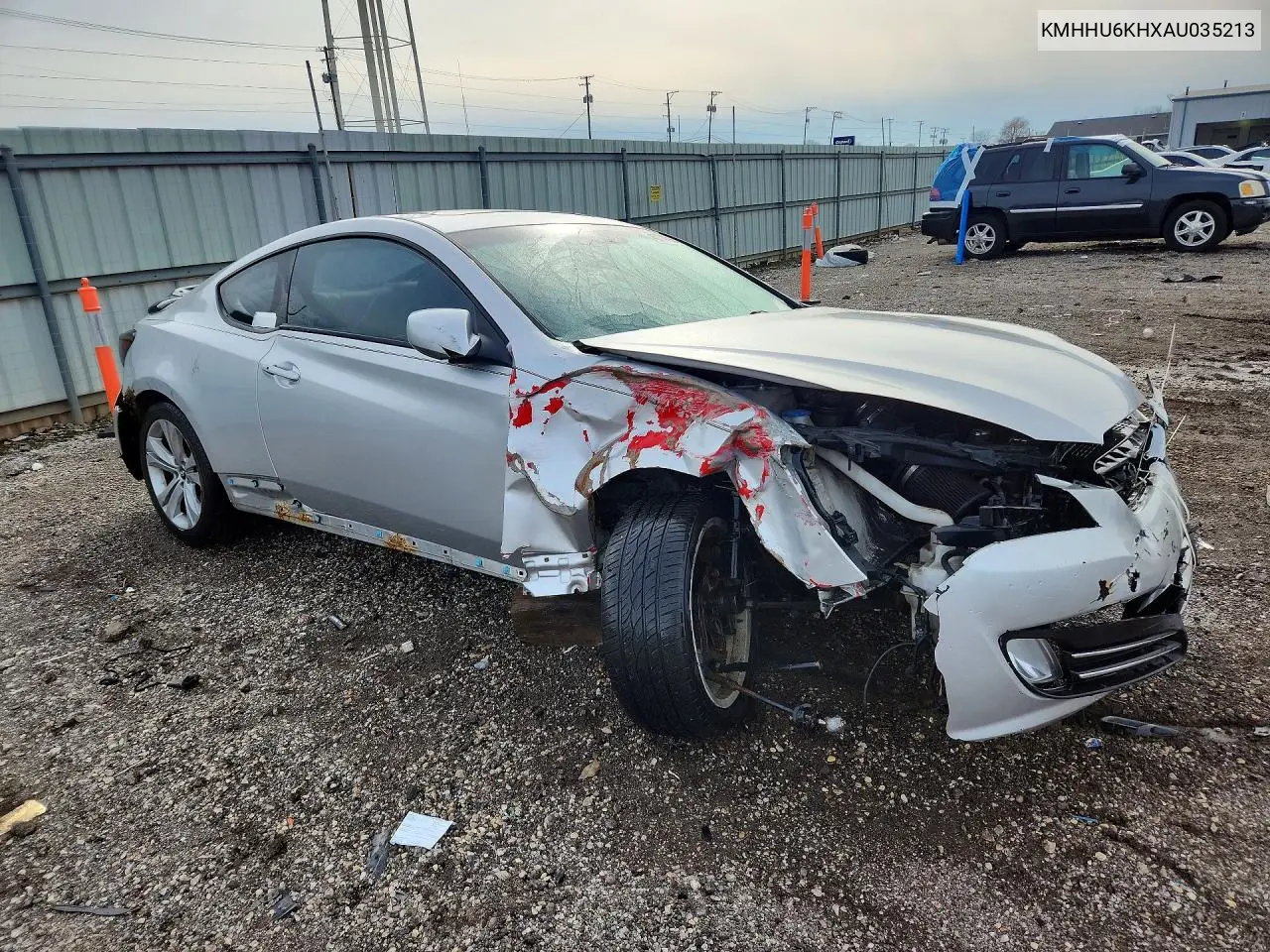 2010 Hyundai Genesis Coupe 3.8L VIN: KMHHU6KHXAU035213 Lot: 45774796