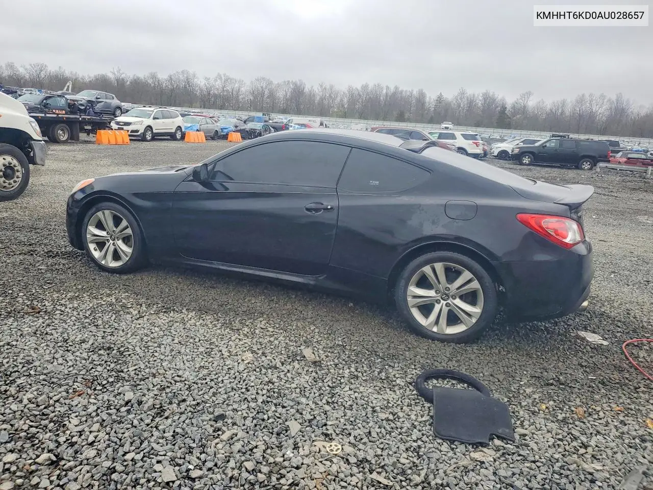 2010 Hyundai Genesis Coupe 2.0T VIN: KMHHT6KD0AU028657 Lot: 48645986