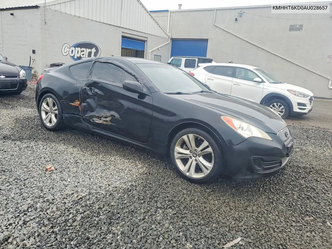 2010 Hyundai Genesis Coupe 2.0T VIN: KMHHT6KD0AU028657 Lot: 48645986