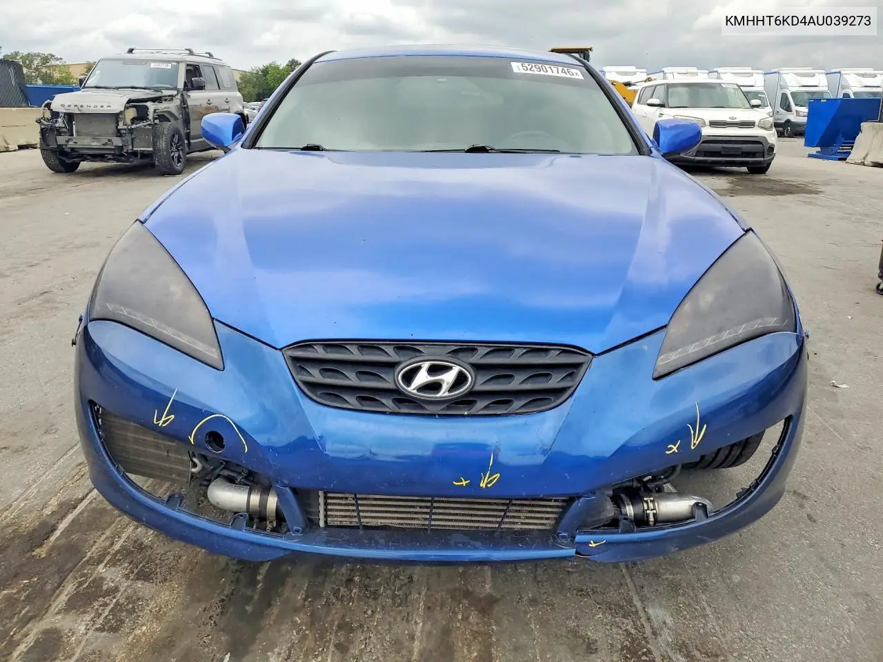 2010 Hyundai Genesis Coupe 2.0T VIN: KMHHT6KD4AU039273 Lot: 52901746