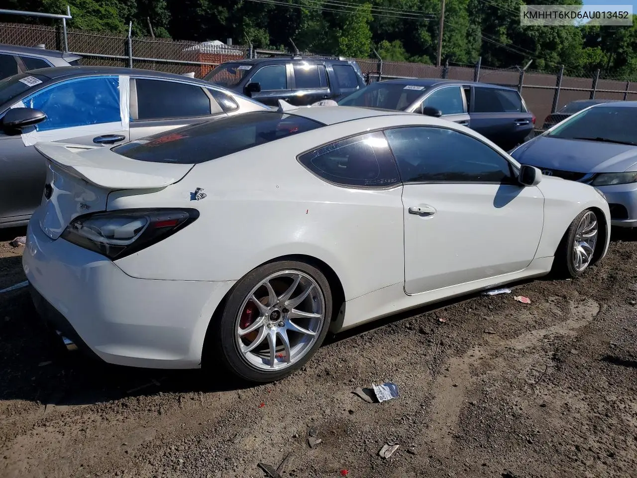 2010 Hyundai Genesis Coupe 2.0T VIN: KMHHT6KD6AU013452 Lot: 55264836
