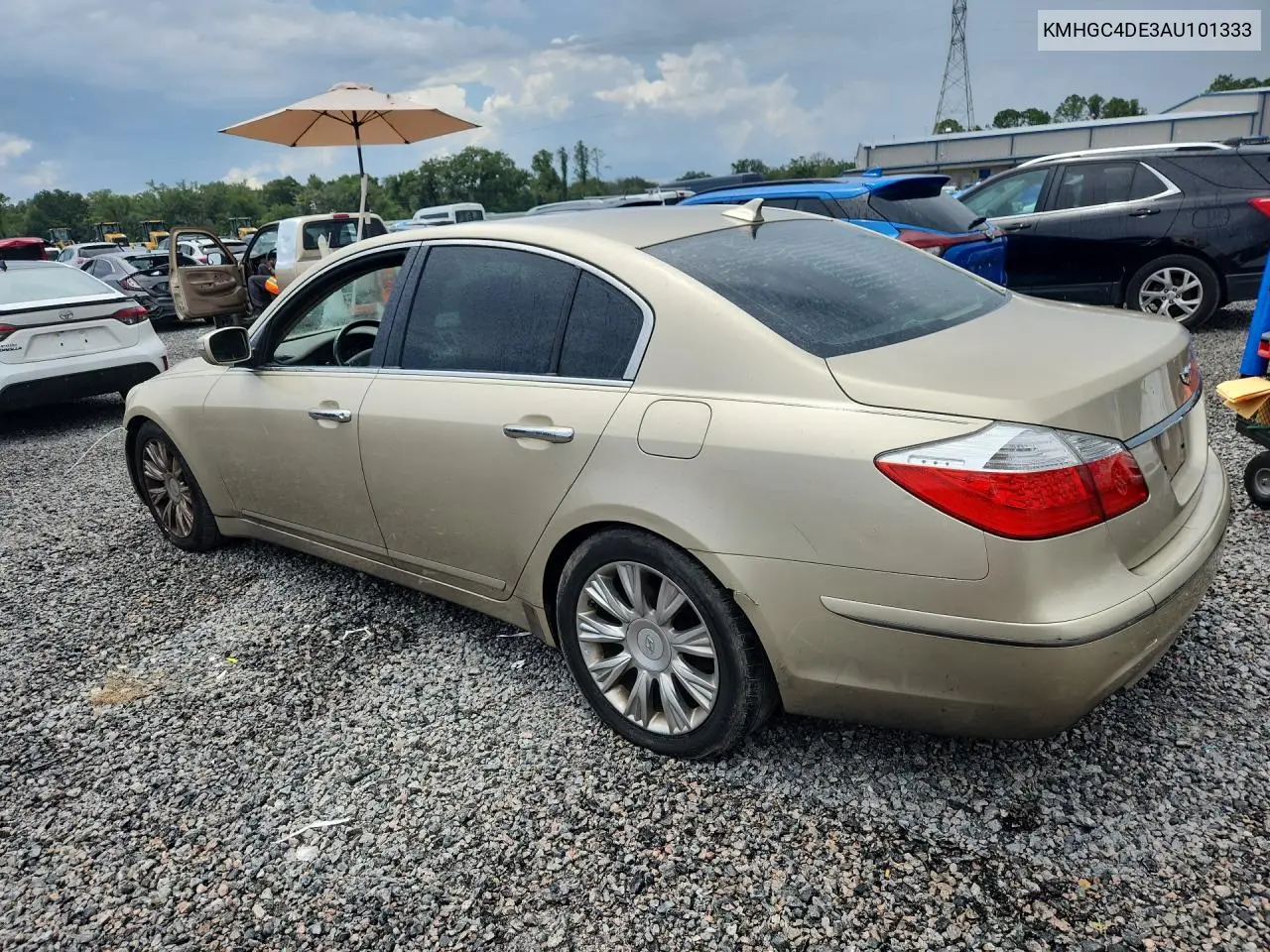 2010 Hyundai Genesis 3.8L VIN: KMHGC4DE3AU101333 Lot: 56754416