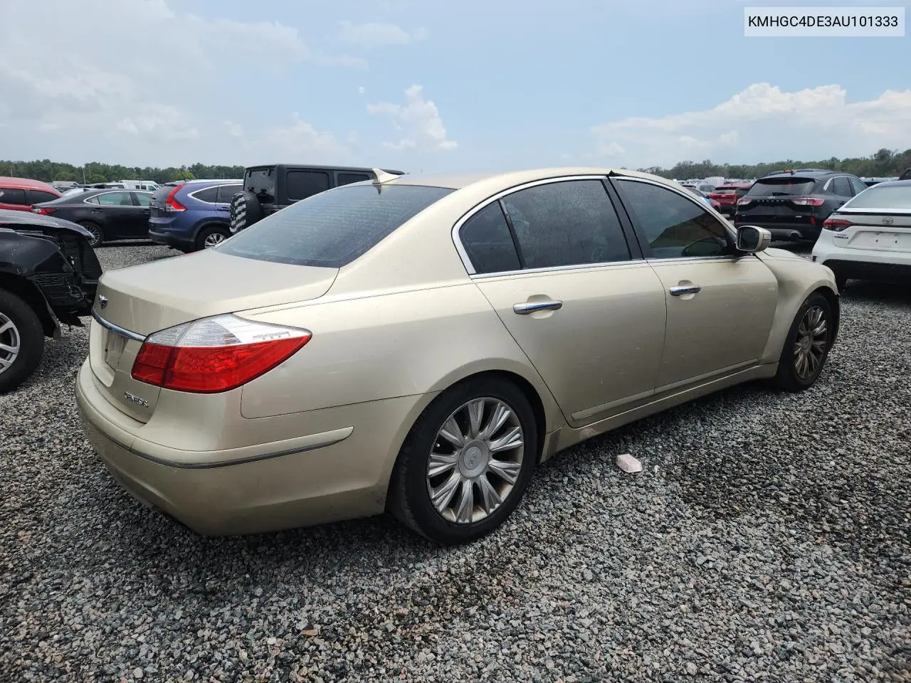 2010 Hyundai Genesis 3.8L VIN: KMHGC4DE3AU101333 Lot: 56754416