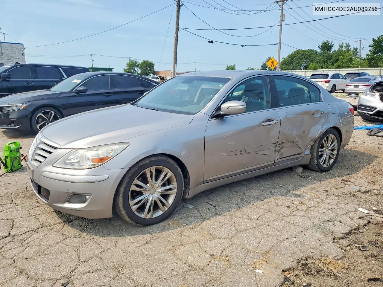 2010 Hyundai Genesis 3.8L VIN: KMHGC4DE2AU089756 Lot: 60564496