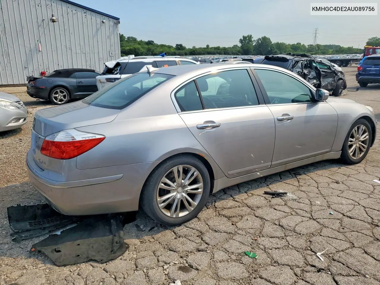 2010 Hyundai Genesis 3.8L VIN: KMHGC4DE2AU089756 Lot: 60564496