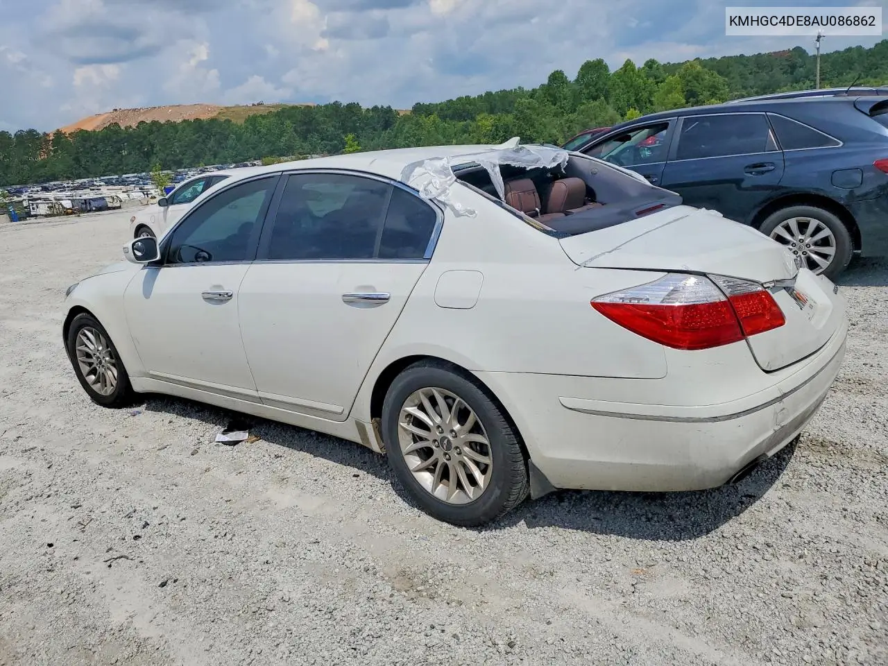2010 Hyundai Genesis 3.8L VIN: KMHGC4DE8AU086862 Lot: 60604826