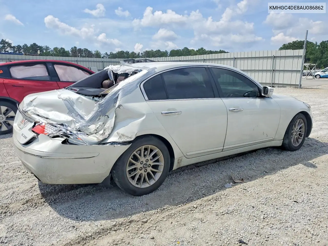2010 Hyundai Genesis 3.8L VIN: KMHGC4DE8AU086862 Lot: 60604826