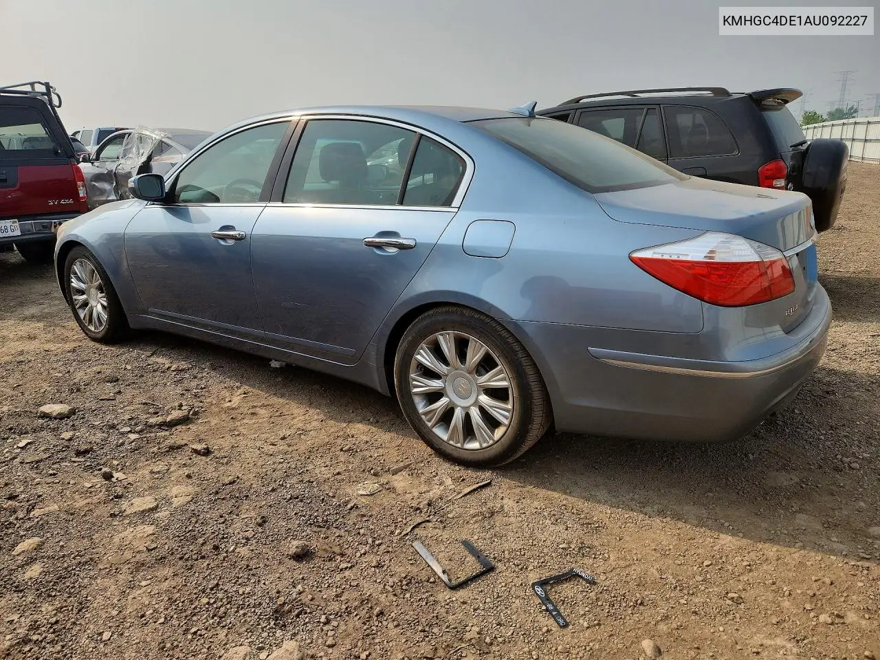 2010 Hyundai Genesis 3.8L VIN: KMHGC4DE1AU092227 Lot: 61416636