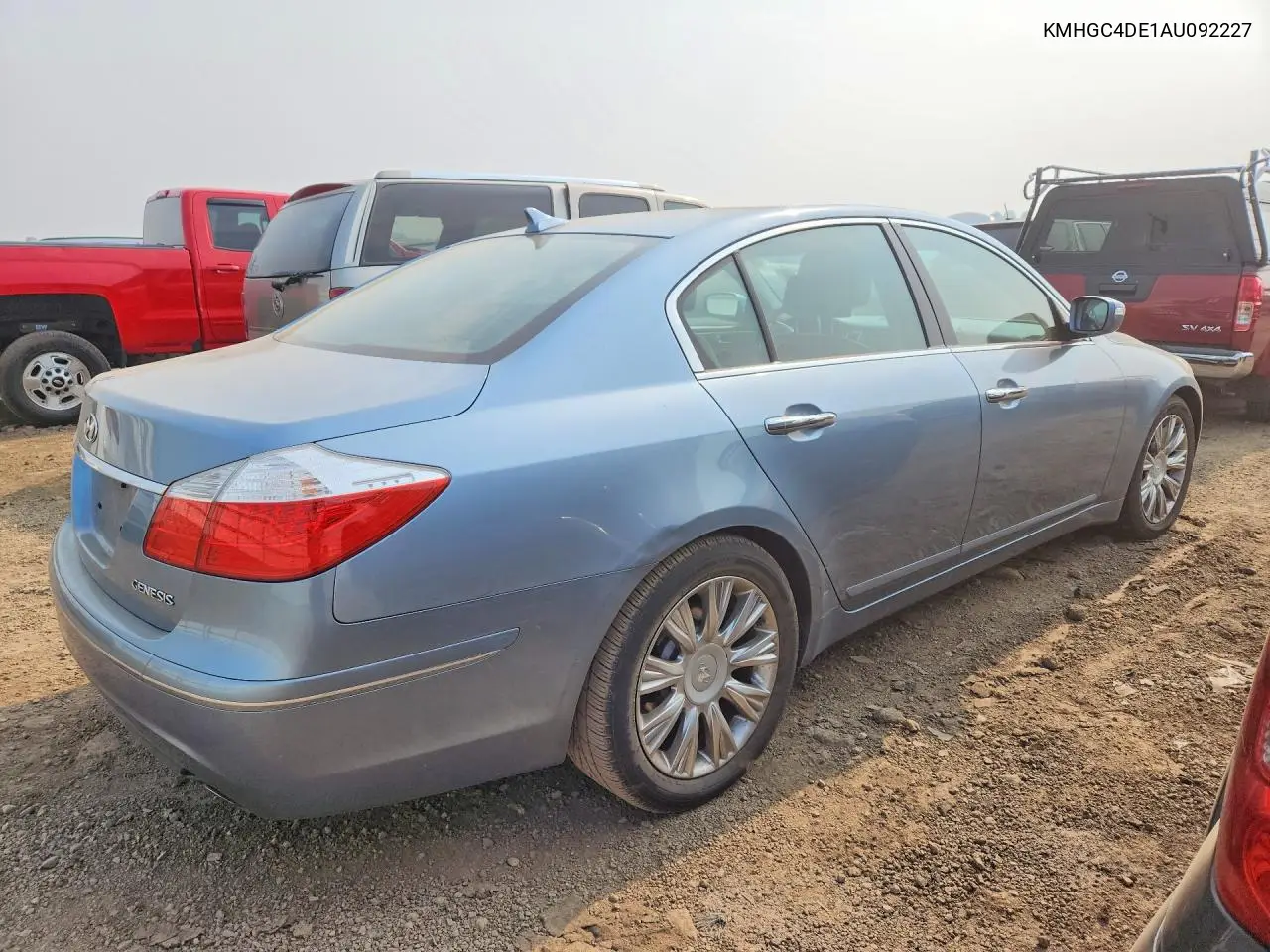 2010 Hyundai Genesis 3.8L VIN: KMHGC4DE1AU092227 Lot: 61416636