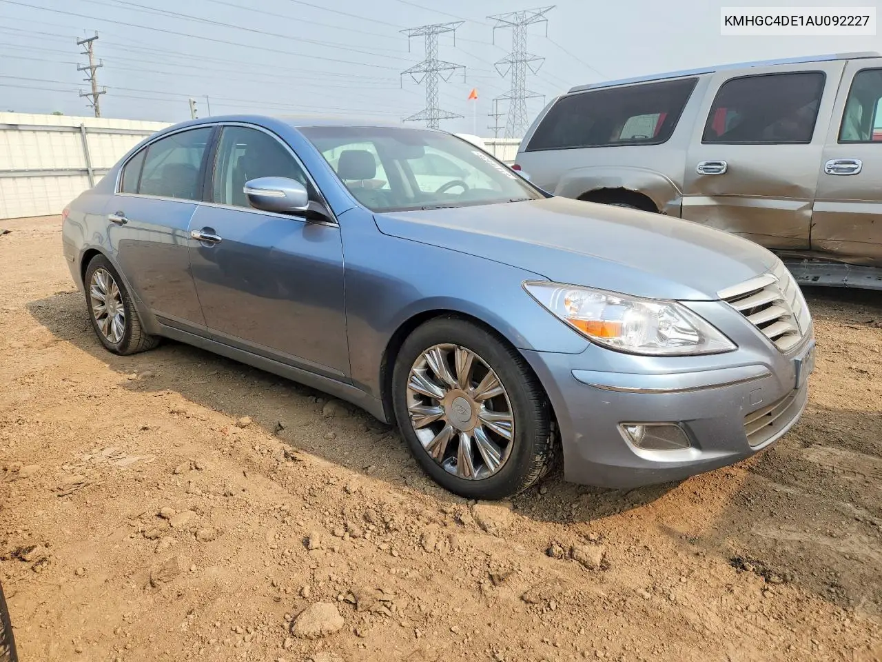 2010 Hyundai Genesis 3.8L VIN: KMHGC4DE1AU092227 Lot: 61416636