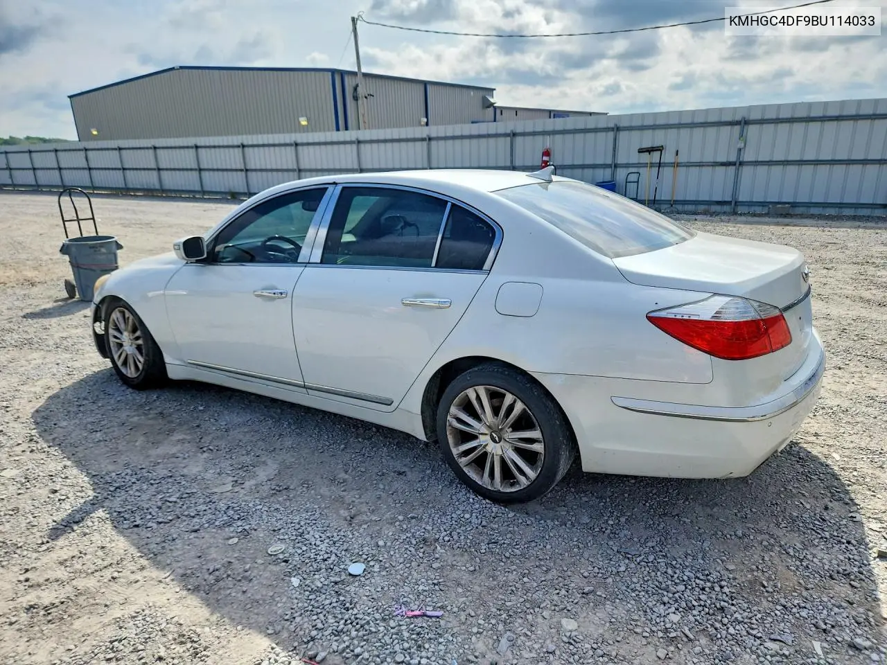 2011 Hyundai Genesis 4.6L VIN: KMHGC4DF9BU114033 Lot: 55968296