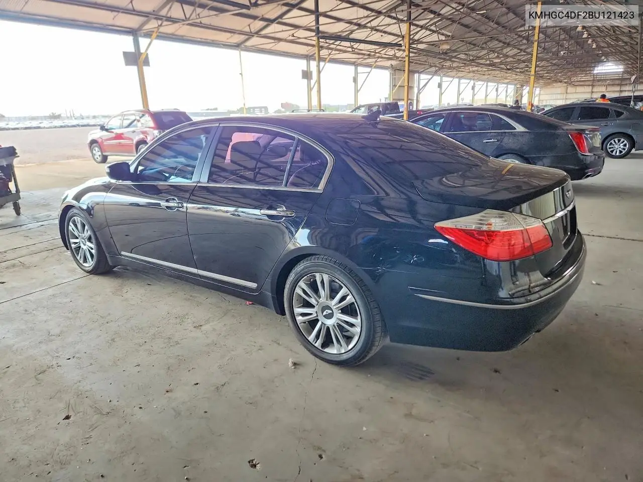 2011 Hyundai Genesis 4.6L VIN: KMHGC4DF2BU121423 Lot: 59010546