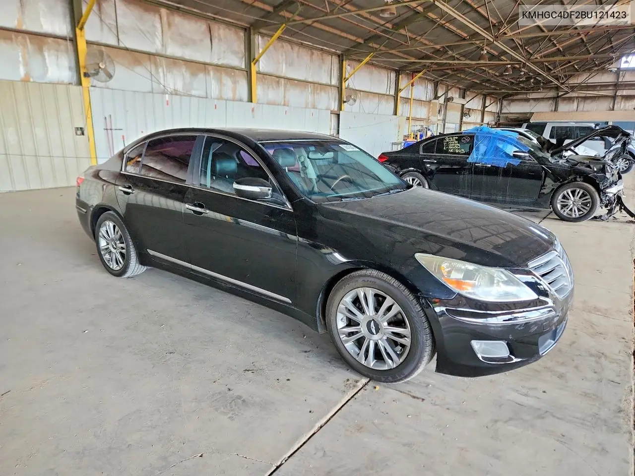 2011 Hyundai Genesis 4.6L VIN: KMHGC4DF2BU121423 Lot: 59010546