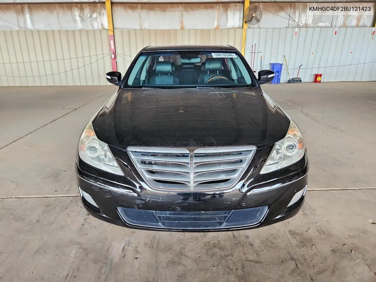 2011 Hyundai Genesis 4.6L VIN: KMHGC4DF2BU121423 Lot: 59010546