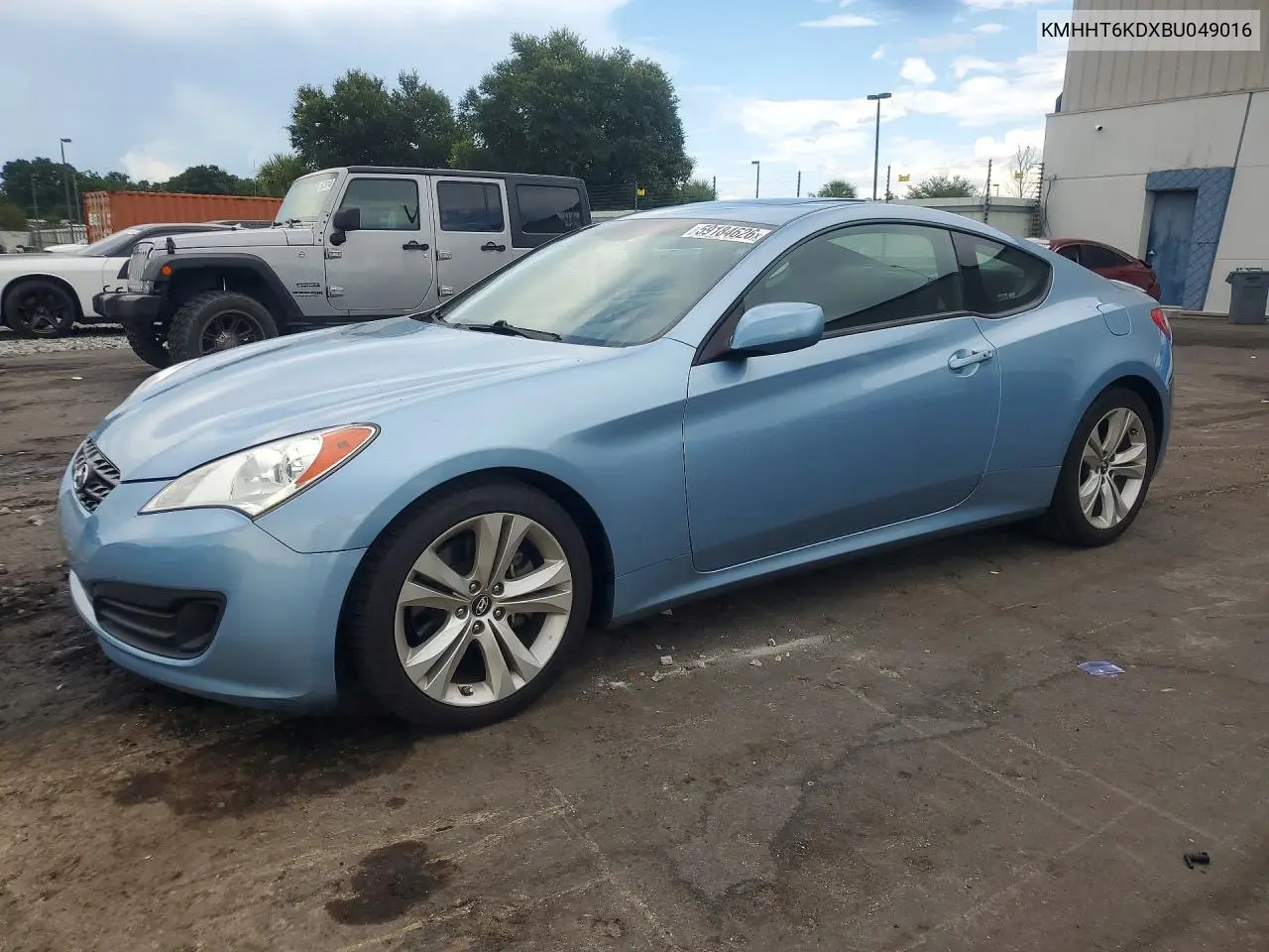 2011 Hyundai Genesis Coupe 2.0T VIN: KMHHT6KDXBU049016 Lot: 59184626