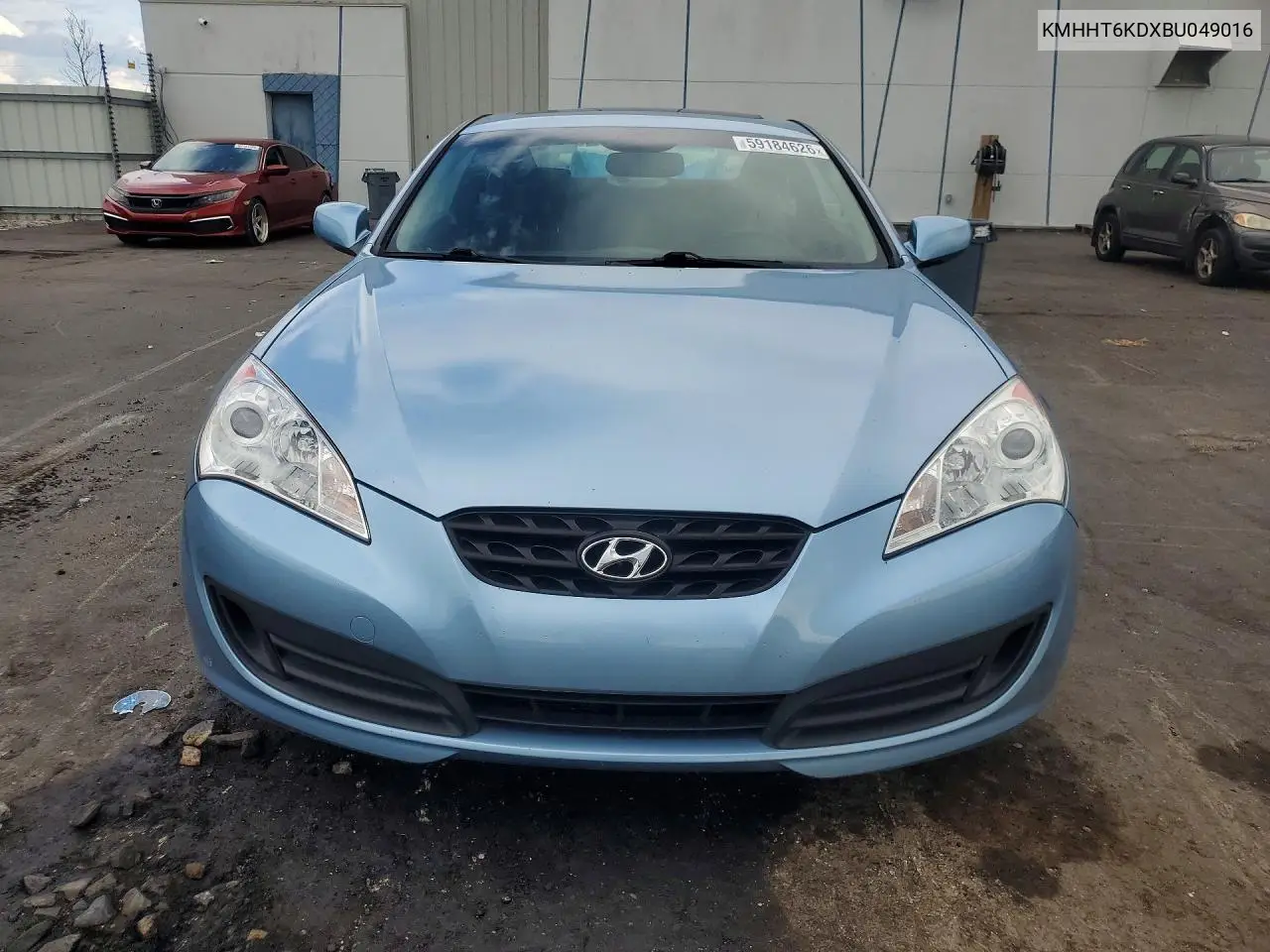 2011 Hyundai Genesis Coupe 2.0T VIN: KMHHT6KDXBU049016 Lot: 59184626