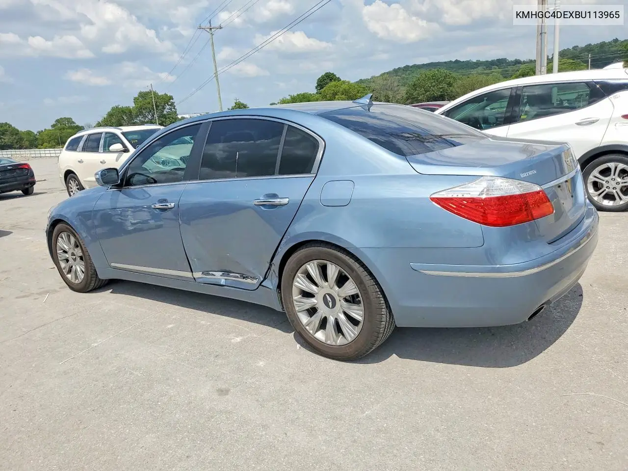 2011 Hyundai Genesis 3.8L VIN: KMHGC4DEXBU113965 Lot: 59313316