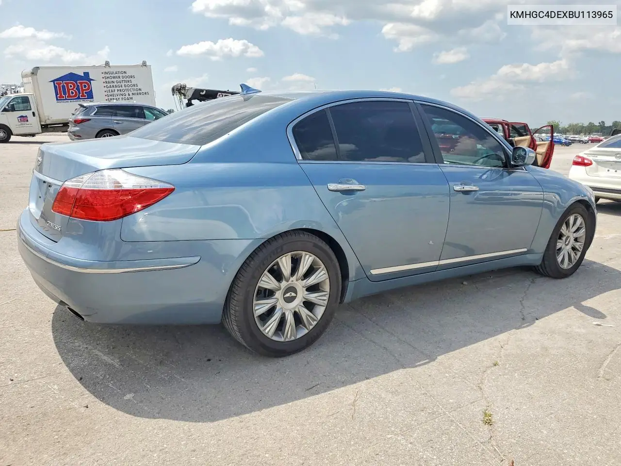 2011 Hyundai Genesis 3.8L VIN: KMHGC4DEXBU113965 Lot: 59313316