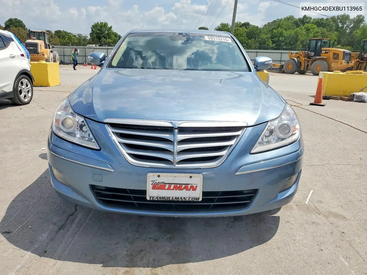 2011 Hyundai Genesis 3.8L VIN: KMHGC4DEXBU113965 Lot: 59313316