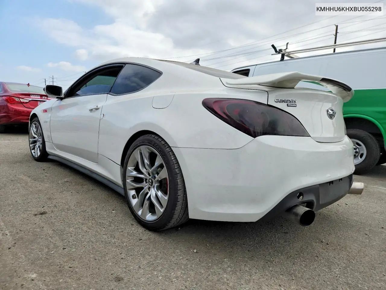 2011 Hyundai Genesis Coupe 3.8L VIN: KMHHU6KHXBU055298 Lot: 59326006