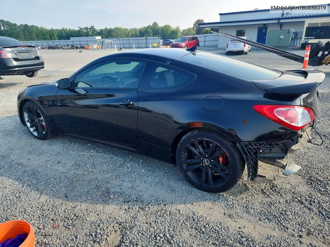2011 Hyundai Genesis Coupe 3.8L VIN: KMHHU6KH7BU056019 Lot: 59950676