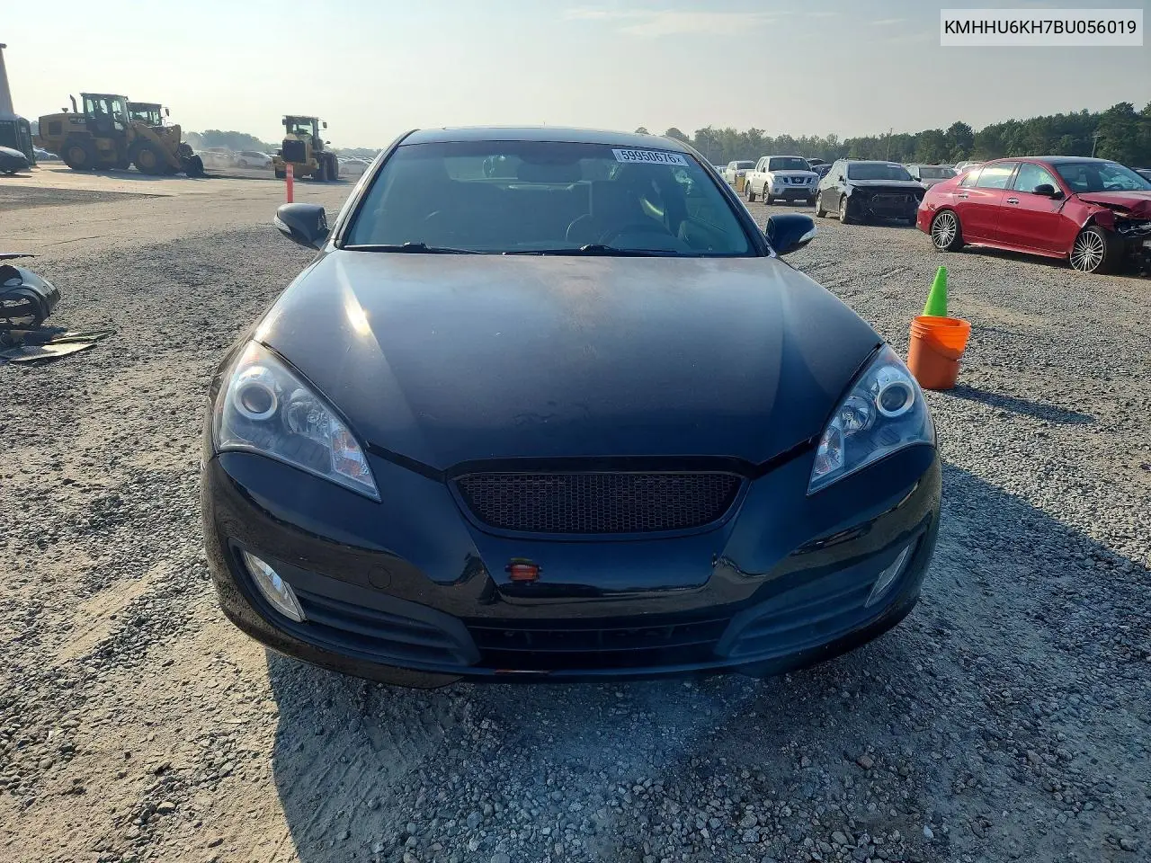 2011 Hyundai Genesis Coupe 3.8L VIN: KMHHU6KH7BU056019 Lot: 59950676