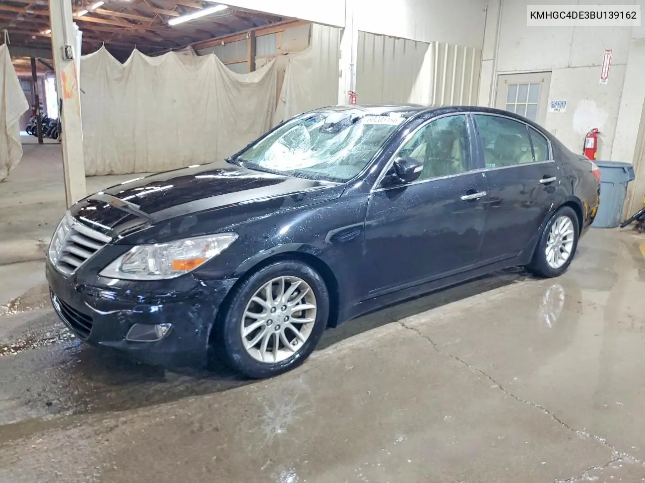 2011 Hyundai Genesis 3.8L VIN: KMHGC4DE3BU139162 Lot: 60205196