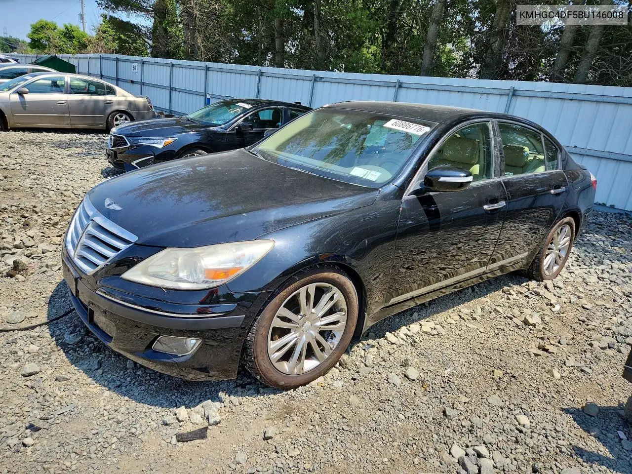 2011 Hyundai Genesis 4.6L VIN: KMHGC4DF5BU146008 Lot: 60886776