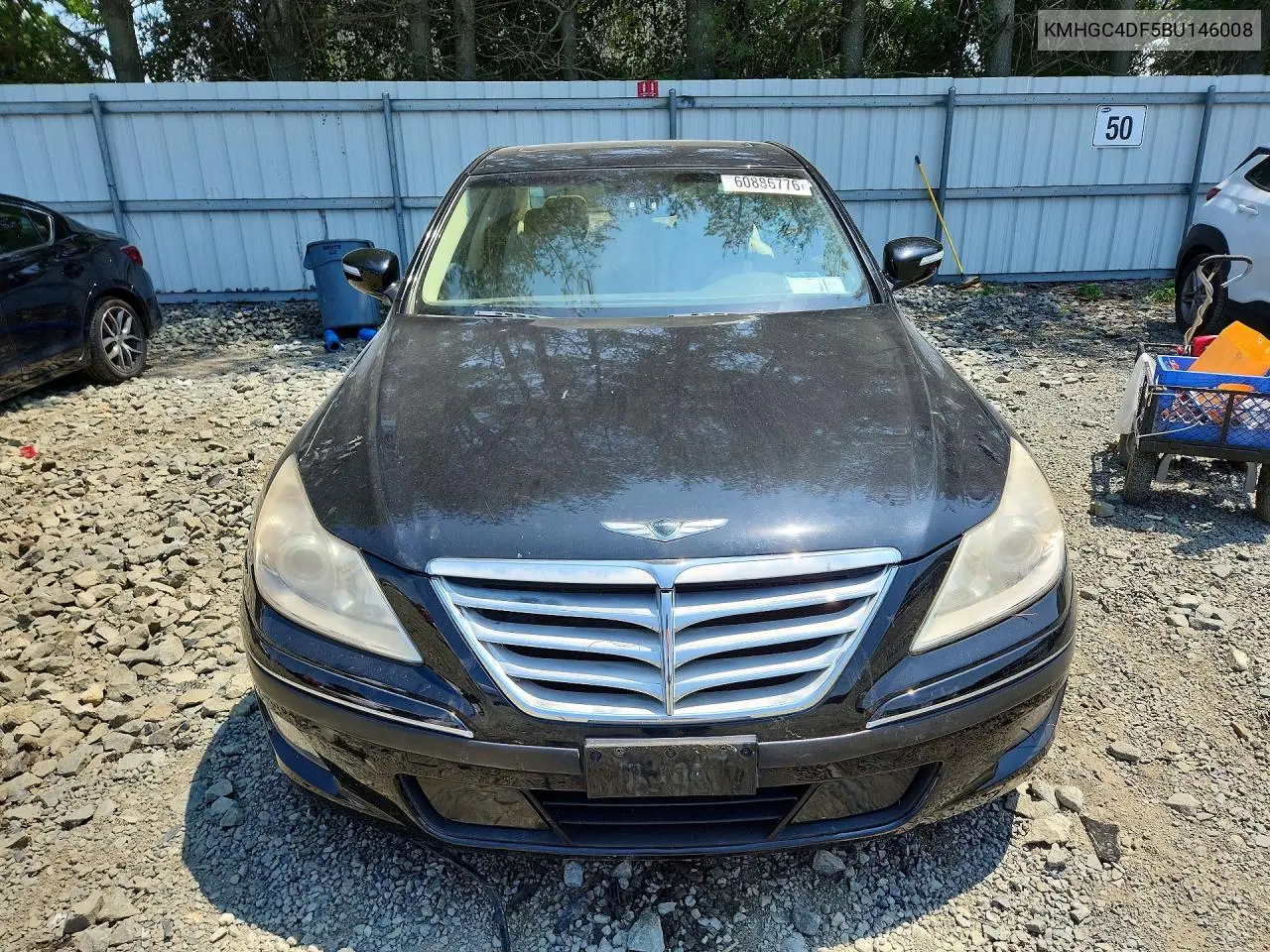 2011 Hyundai Genesis 4.6L VIN: KMHGC4DF5BU146008 Lot: 60886776