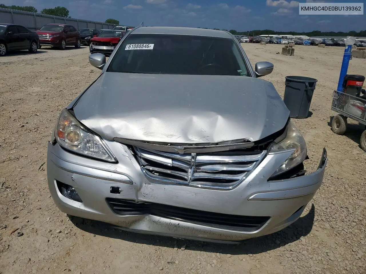 2011 Hyundai Genesis 3.8L VIN: KMHGC4DE0BU139362 Lot: 61088846