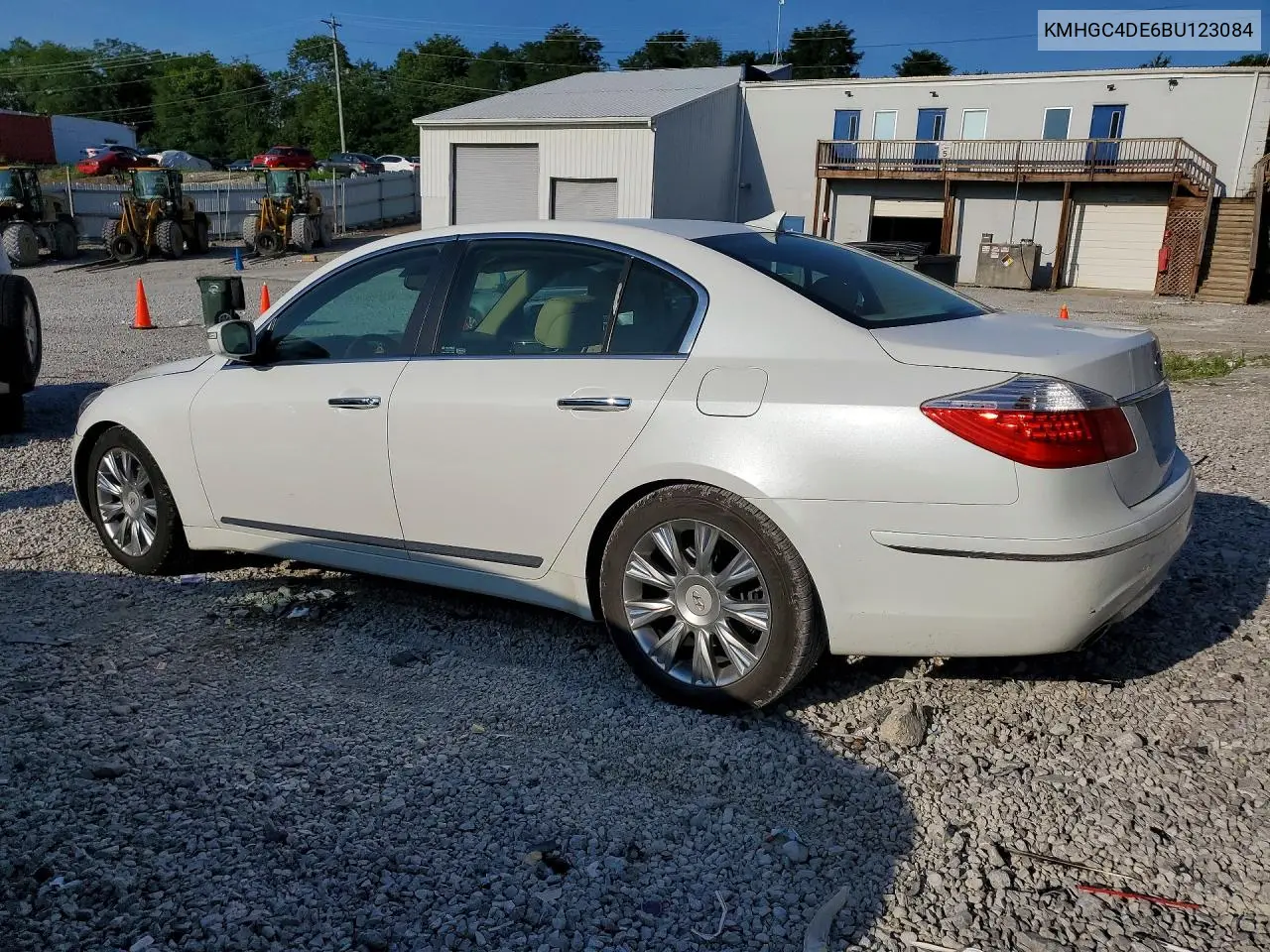 2011 Hyundai Genesis 3.8L VIN: KMHGC4DE6BU123084 Lot: 61148436